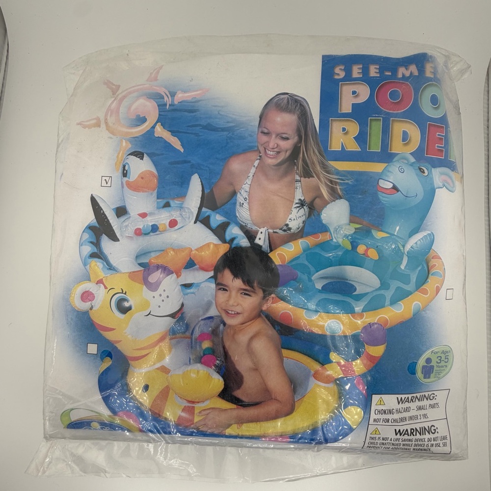 Inflatable Duck See-Me-Sit Pool Rider - Picture 2 of 6